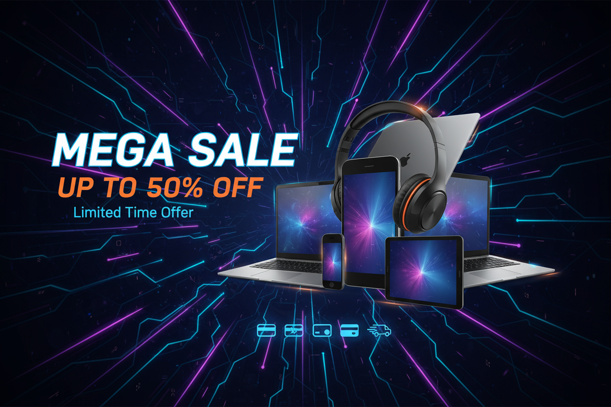 electronic store sale offer 